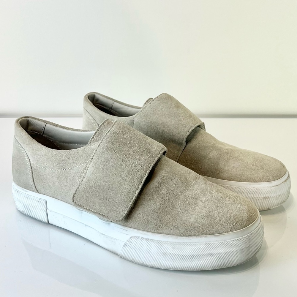 VINCE SUEDE PLATFORM SNEAKERS - Picture 2 of 12